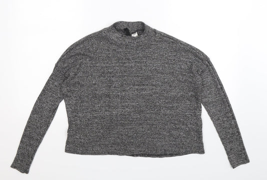 Divided Womens Grey  Knit Pullover Jumper Size S