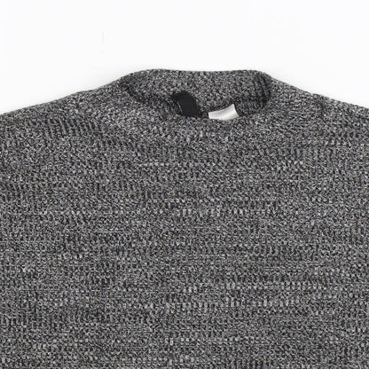 Divided Womens Grey  Knit Pullover Jumper Size S