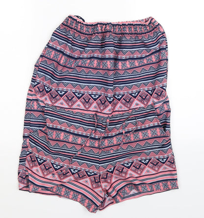 Ocean Club Womens Multicoloured Geometric  Jumpsuit One-Piece Size 8 L3 in