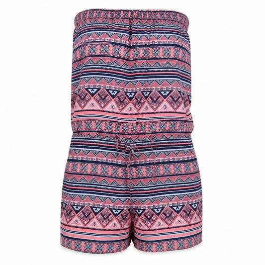 Womens UK Size 8 Ocean Club One-Piece Multicoloured Jumpsuit