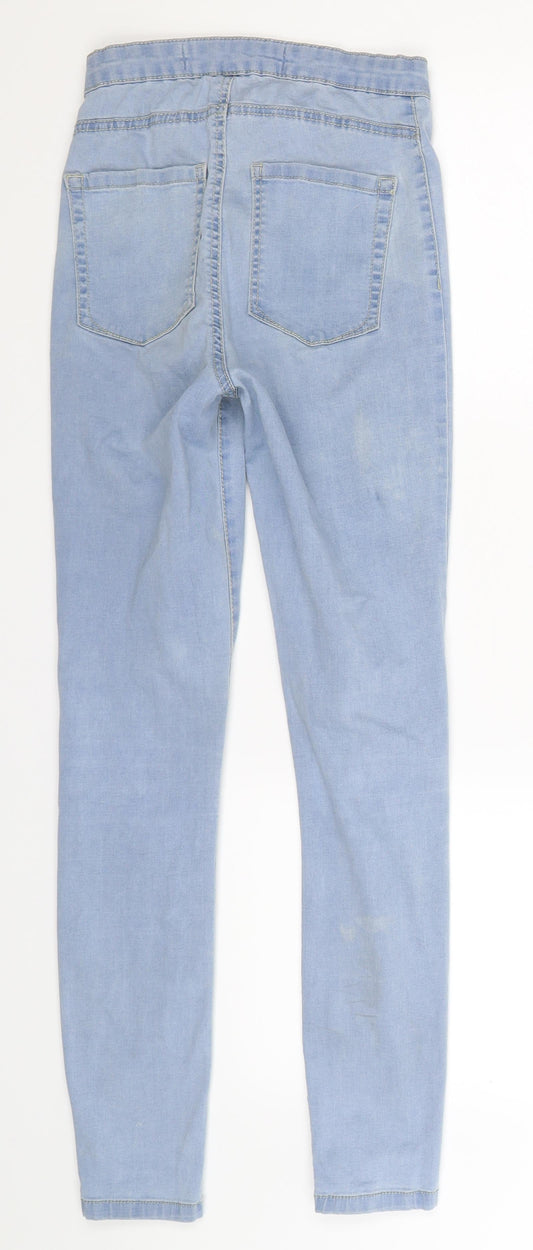 Denim Co Womens Blue  Denim Jegging Jeans Size 6 L27 in