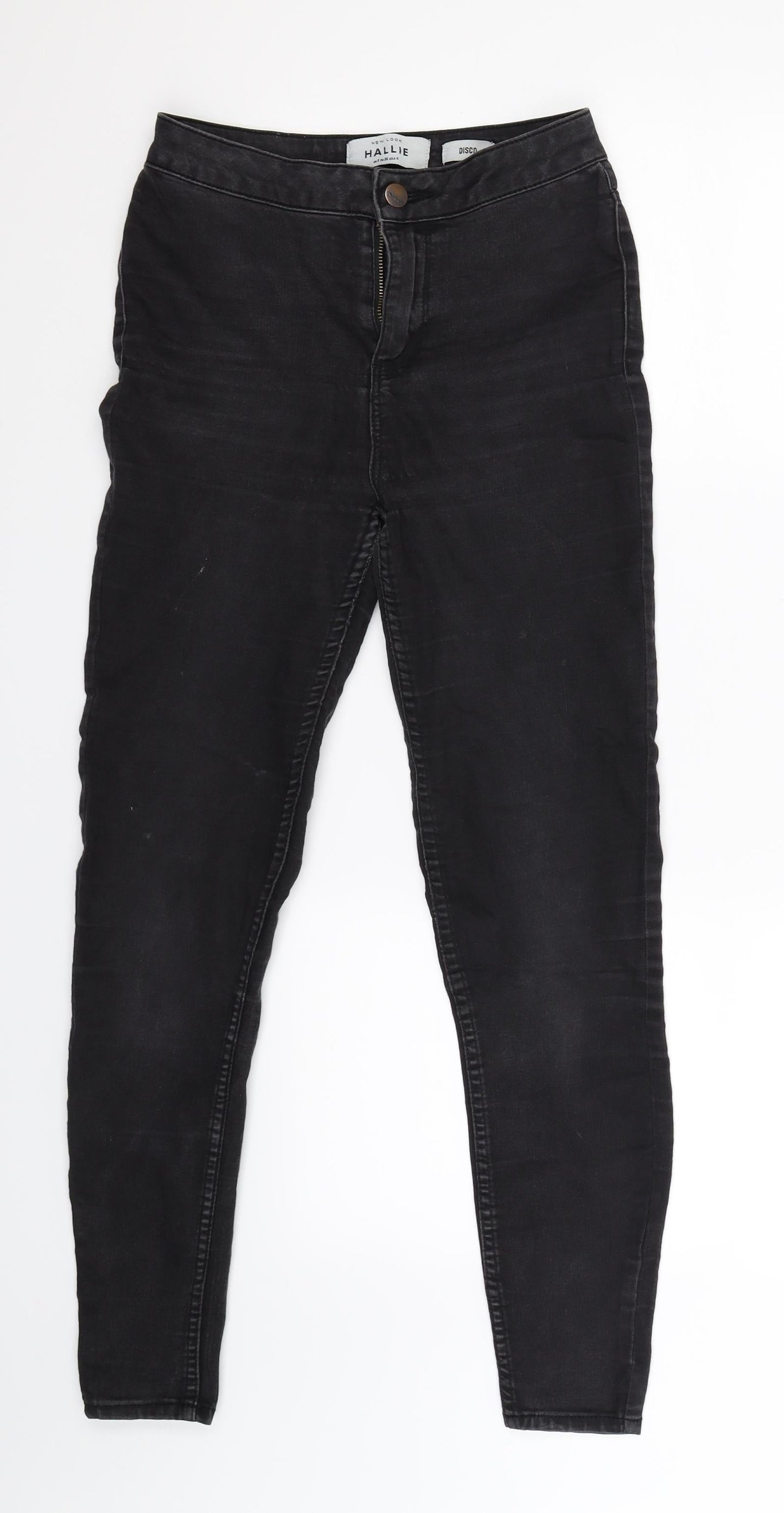 New Look Womens Black  Denim Jegging Jeans Size 6 L27 in