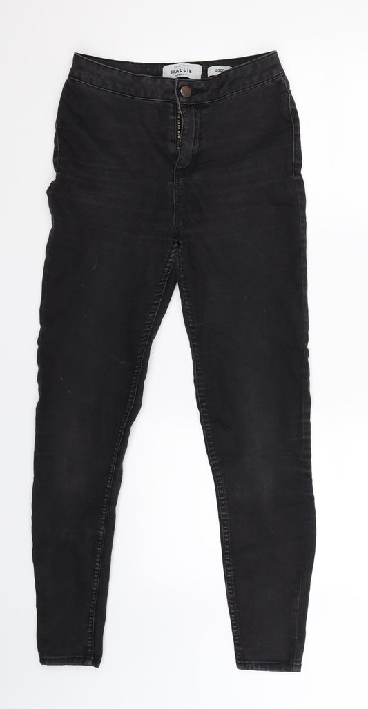 New Look Womens Black  Denim Jegging Jeans Size 6 L27 in