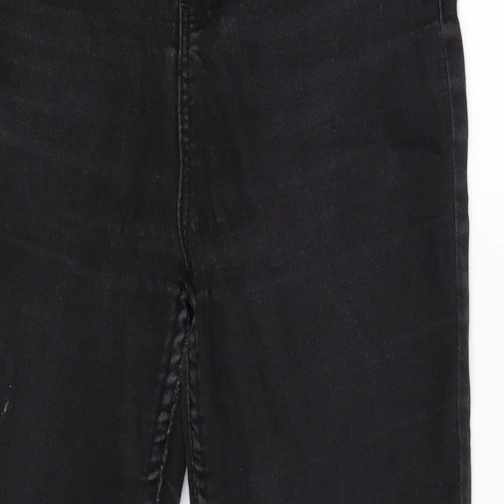 New Look Womens Black  Denim Jegging Jeans Size 6 L27 in