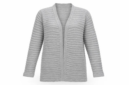 Boohoo Womens Grey  Knit Cardigan Jumper Size M