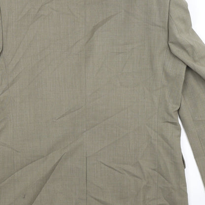 Mens UK Size 38 BHS Regular Green Suit Jacket