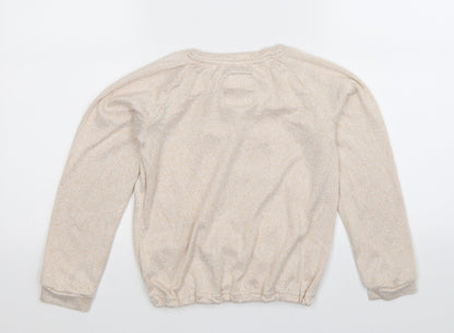TU Girls Beige  Knit Pullover Jumper Size 10-11 Years