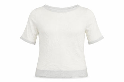 Next Womens White  Knit Pullover Jumper Size 8