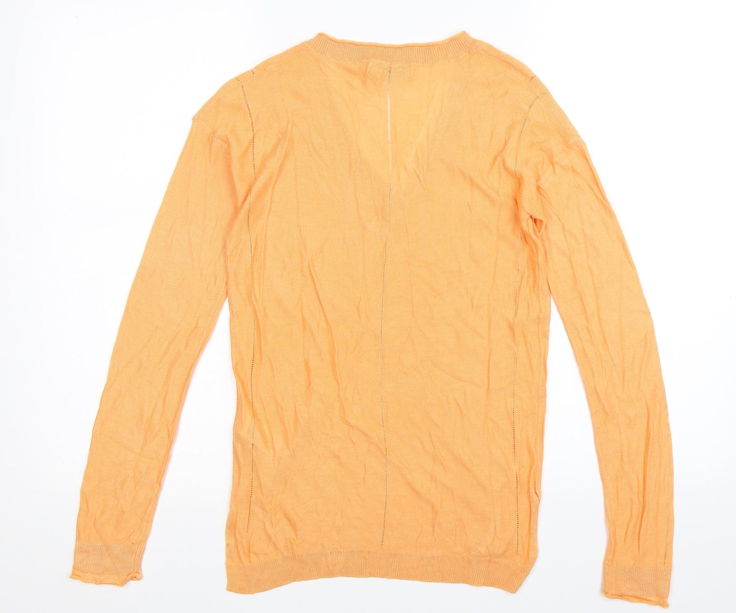 NEXT Womens Orange  Knit Pullover Jumper Size 6