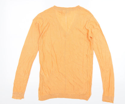 NEXT Womens Orange  Knit Pullover Jumper Size 6