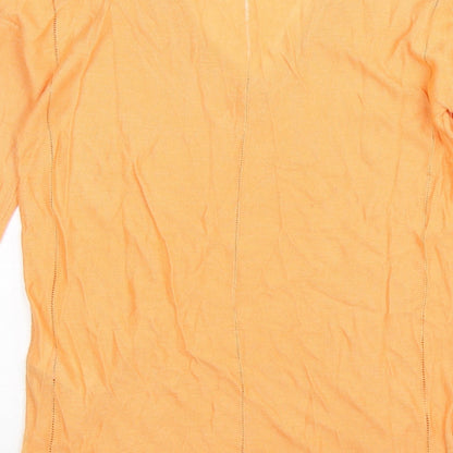 NEXT Womens Orange  Knit Pullover Jumper Size 6