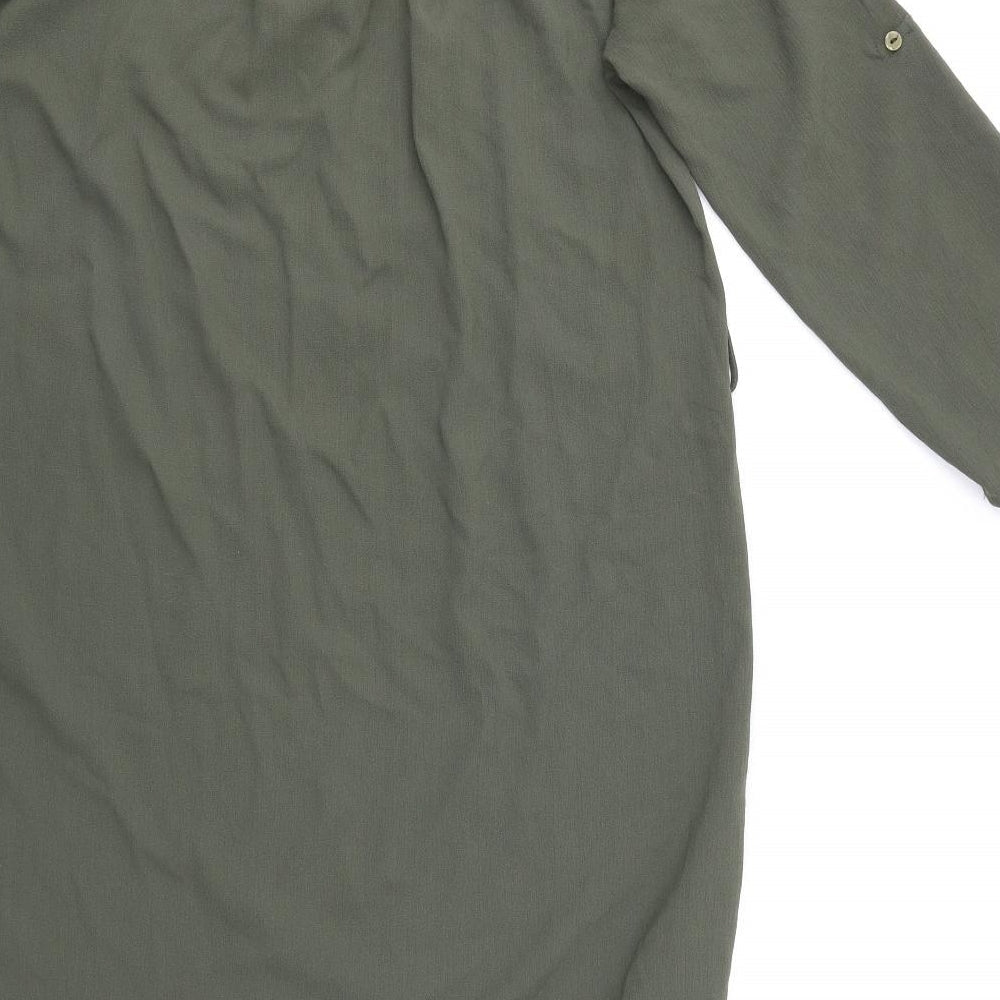 Dorothy Perkins Womens Green   Basic Blouse Size 10