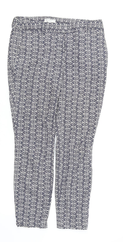 Katherine Barclay Womens Multicoloured Geometric  Dress Pants Trousers Size 6