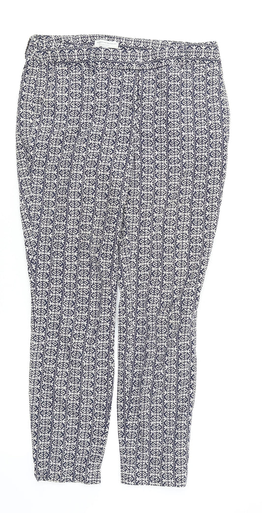 Katherine Barclay Womens Multicoloured Geometric  Dress Pants Trousers Size 6