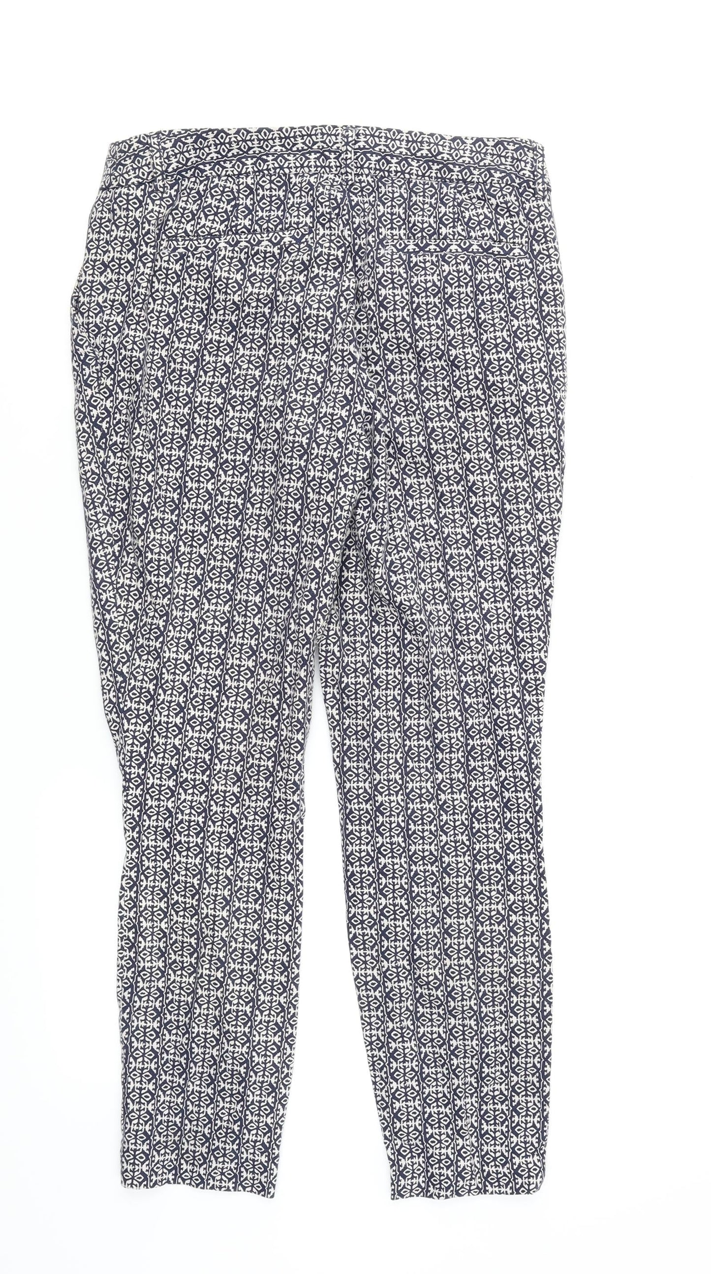 Katherine Barclay Womens Multicoloured Geometric  Dress Pants Trousers Size 6