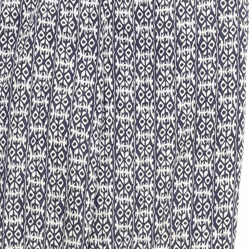 Katherine Barclay Womens Multicoloured Geometric  Dress Pants Trousers Size 6