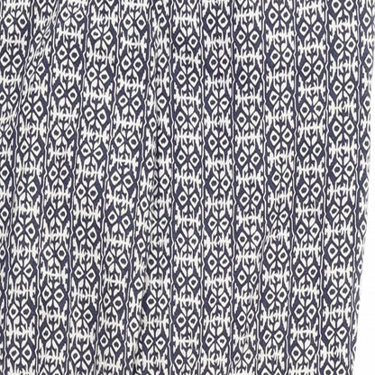 Katherine Barclay Womens Multicoloured Geometric  Dress Pants Trousers Size 6