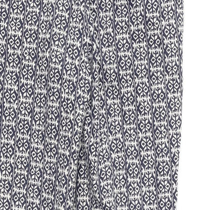 Katherine Barclay Womens Multicoloured Geometric  Dress Pants Trousers Size 6