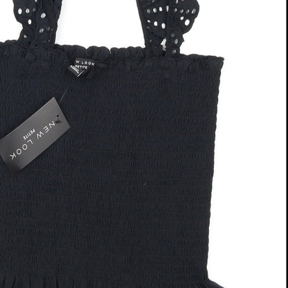 Womens UK Size L New Look Black Camisole Blouse