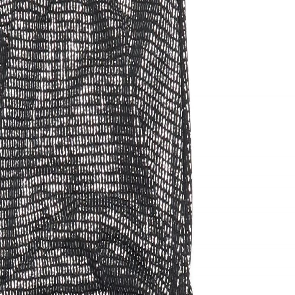 Boohoo Womens Black   Bodycon  Size 8