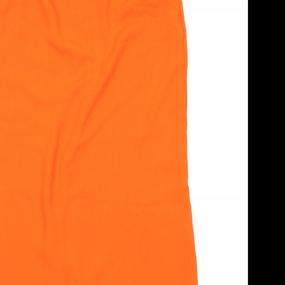 Womens UK Size 10 New Look Orange Camisole Blouse