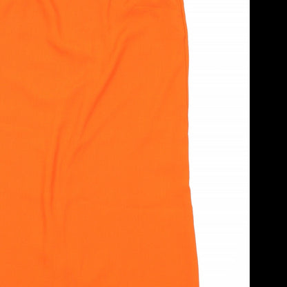 Womens UK Size 10 New Look Orange Camisole Blouse