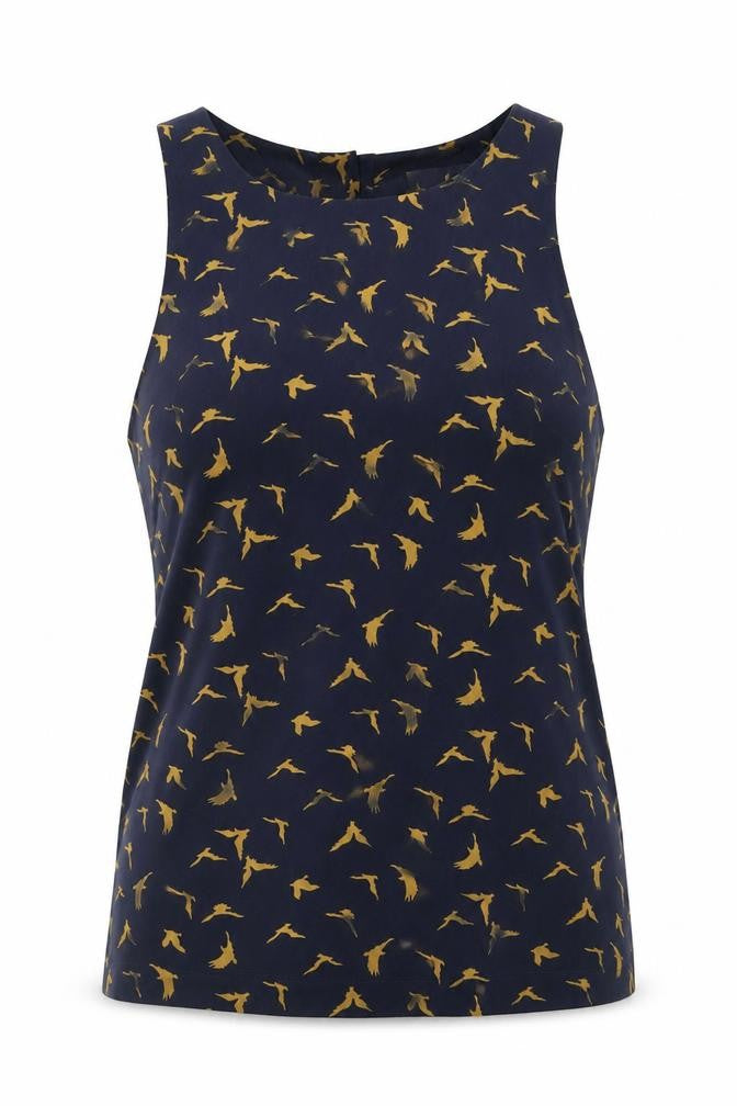 Womens UK Size 10 Glamorous Blue Camisole T-Shirt