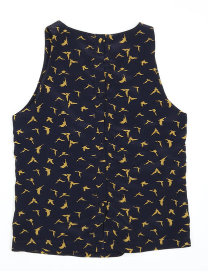 Glamorous Womens Blue Polka Dot  Camisole T-Shirt Size 10