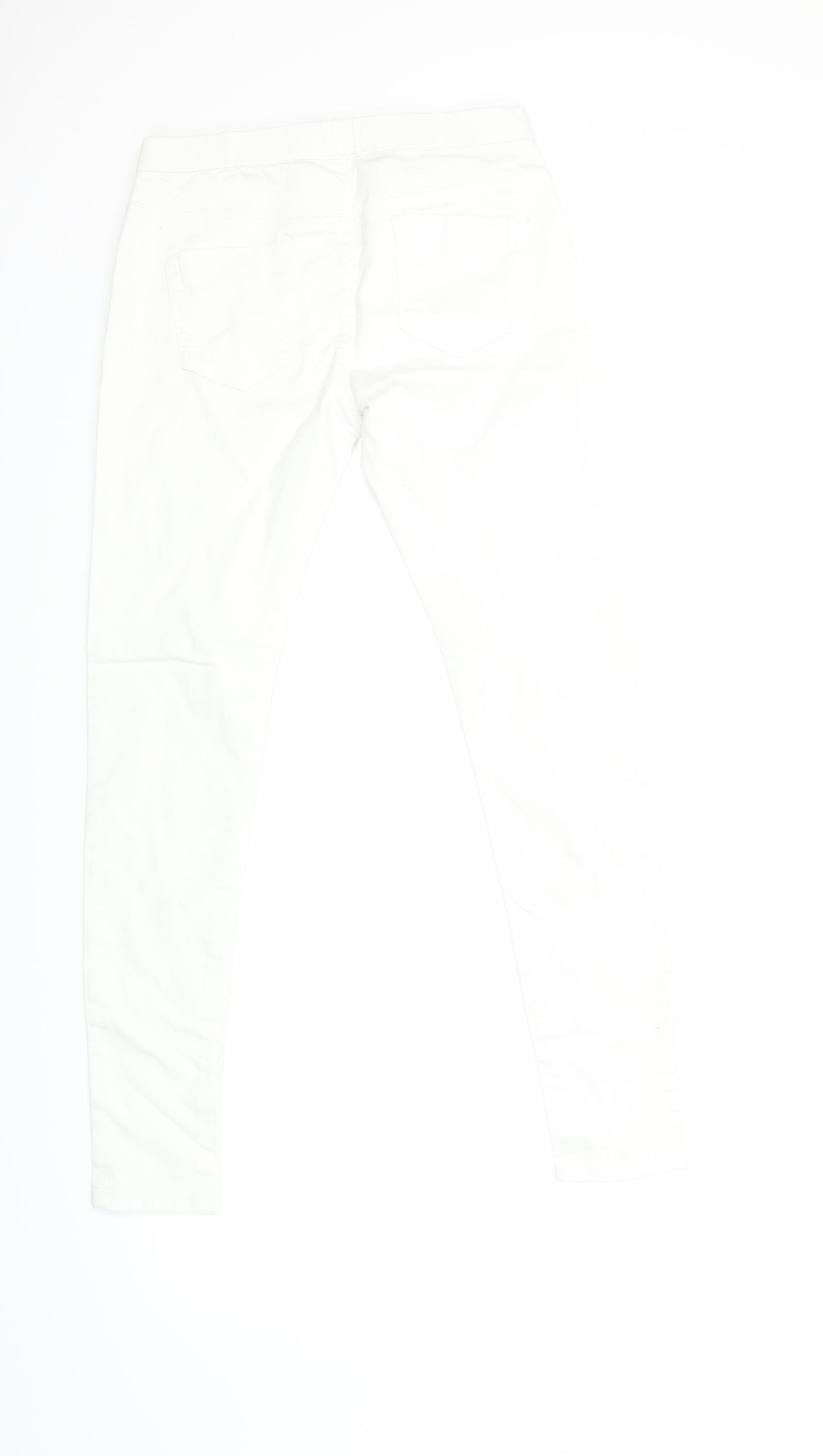 Denim & Co. Womens White   Jegging Jeans Size 8