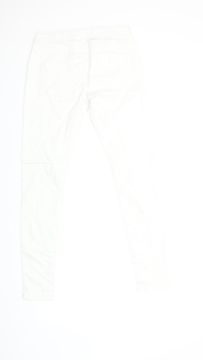 Denim & Co. Womens White   Jegging Jeans Size 8