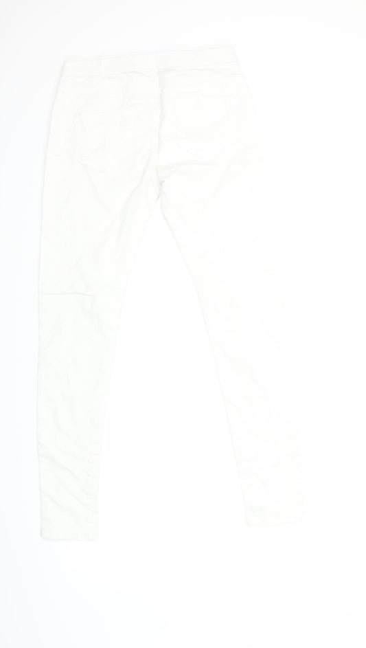 Denim & Co. Womens White   Jegging Jeans Size 8