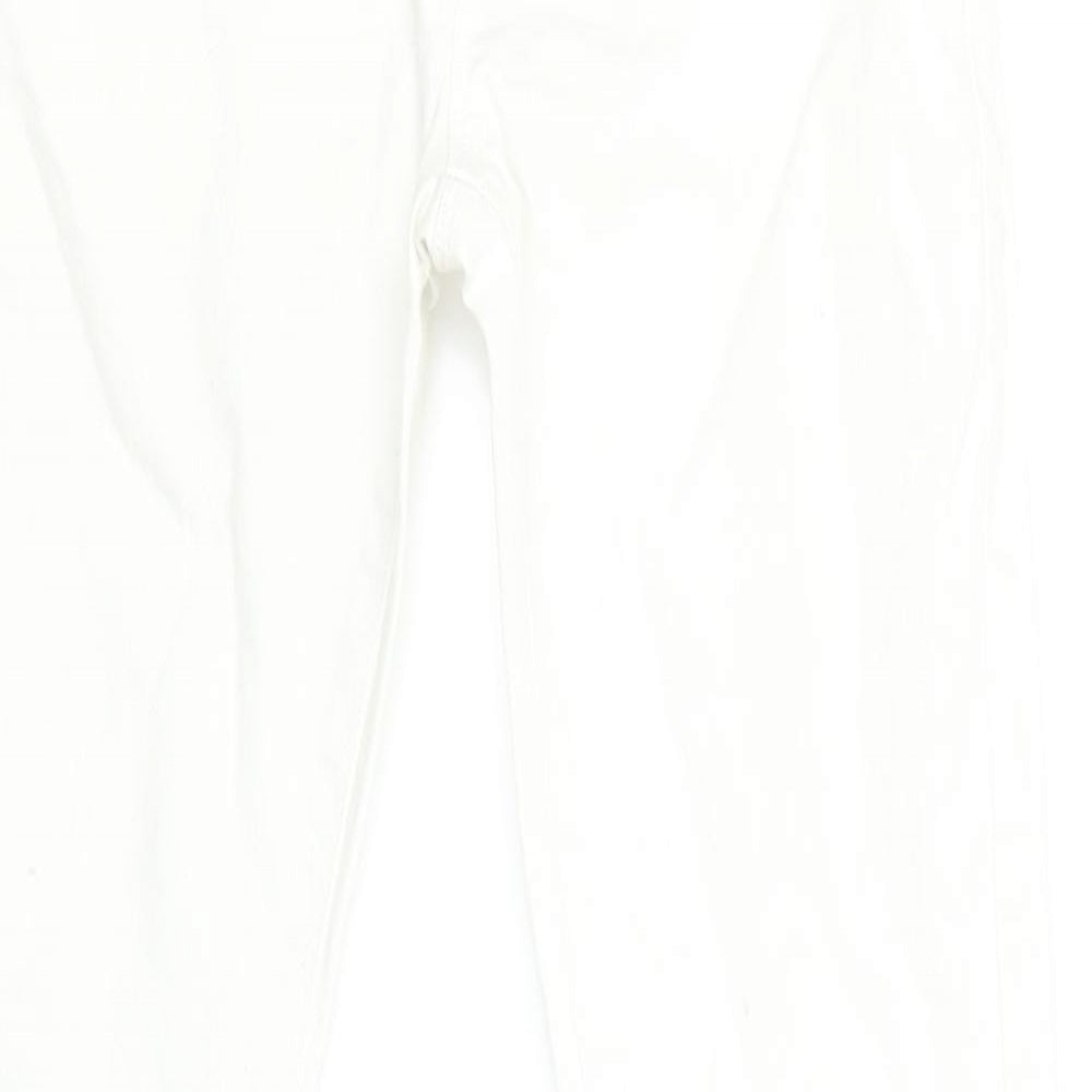 Denim & Co. Womens White   Jegging Jeans Size 8