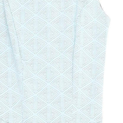 Atmospherre Womens Blue Argyle/Diamond  Bodycon  Size 6