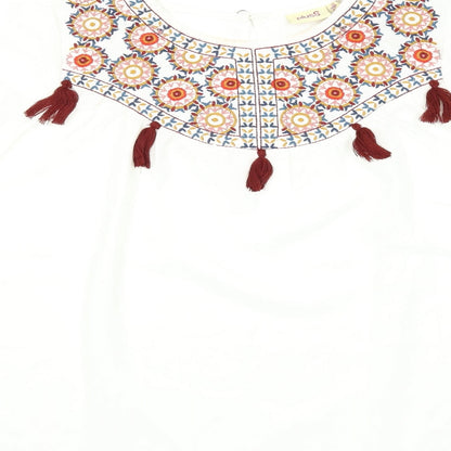plusS Womens White   Basic Blouse Size 2XL