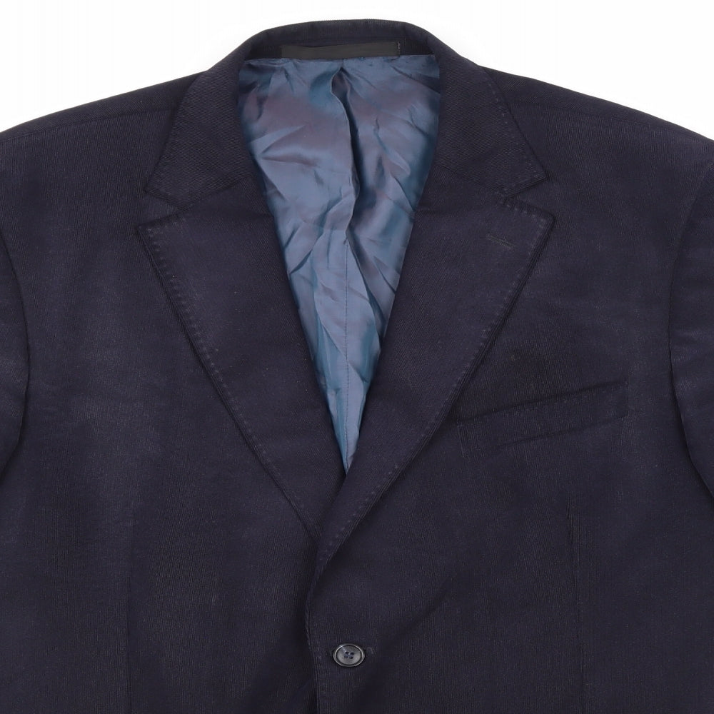 Mens UK Size  Marks and Spencer Regular Blue Suit Jacket