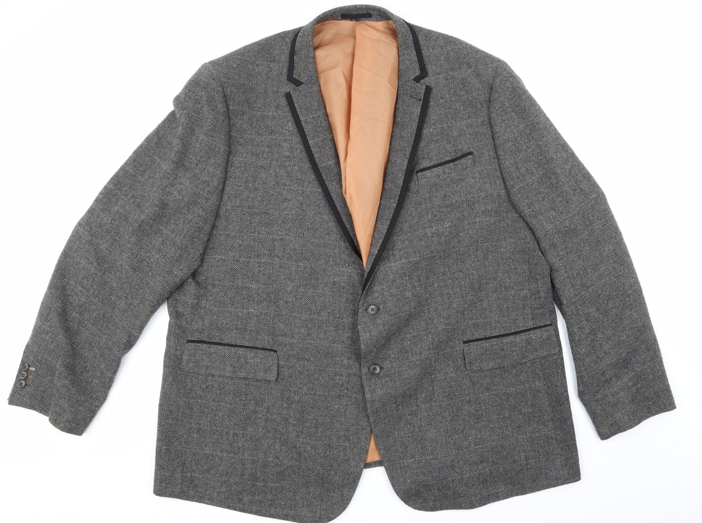 Mens UK Size  Preworn Big & Tall Beige Suit Jacket
