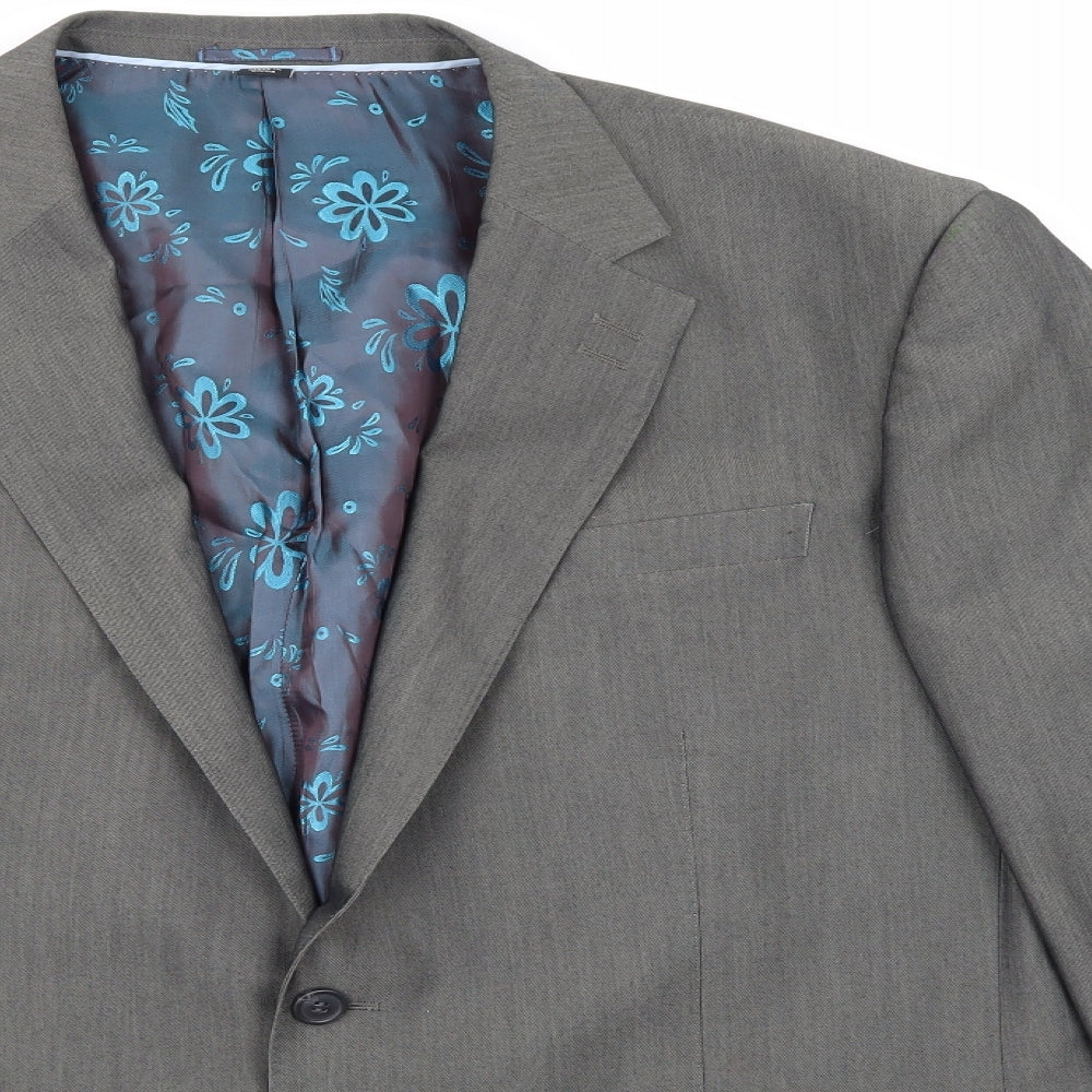Jacamo Mens Grey   Jacket Suit Jacket