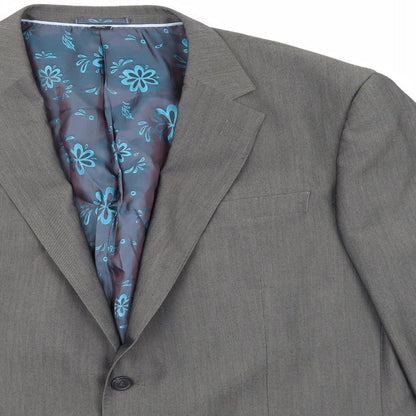 Jacamo Mens Grey   Jacket Suit Jacket