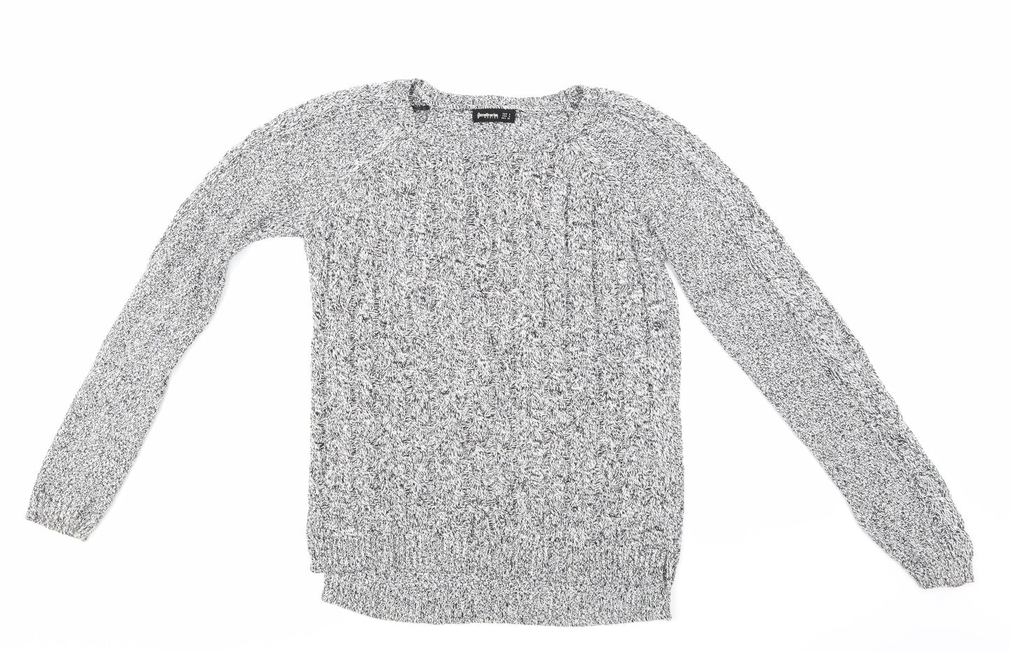 Stradavarius Mens Grey   Pullover Jumper Size S