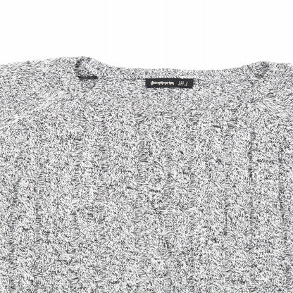 Stradavarius Mens Grey   Pullover Jumper Size S