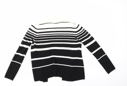 Arista Womens Multicoloured Striped  Cardigan Jumper Size 12