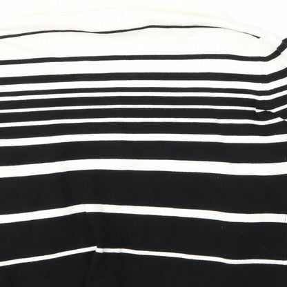 Arista Womens Multicoloured Striped  Cardigan Jumper Size 12