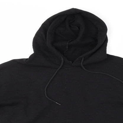 Cameo Rose Womens Black Houndstooth Pullover Hoodie Size S