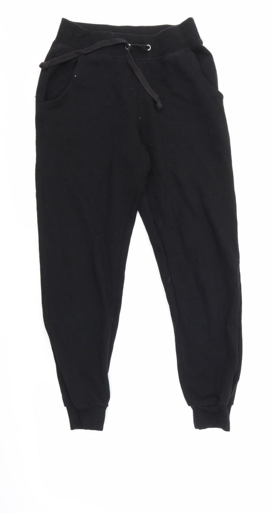 New Look Womens Black   Sweatpants Trousers Size 8 L26 in