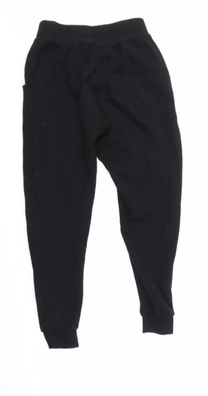 New Look Womens Black   Sweatpants Trousers Size 8 L26 in