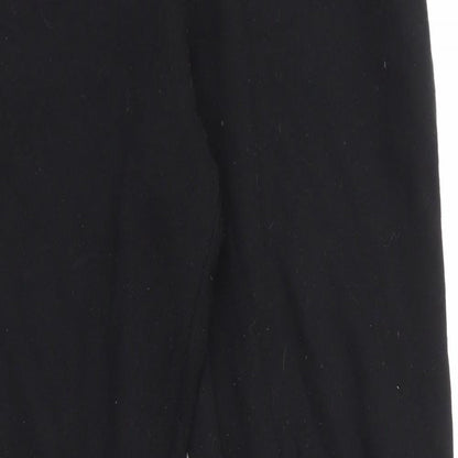 New Look Womens Black   Sweatpants Trousers Size 8 L26 in