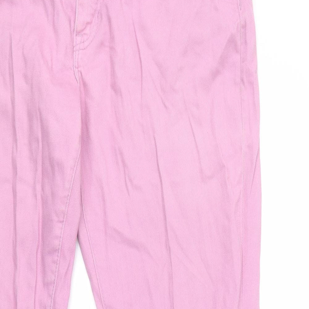 Womens UK Size  Gap Regular Fit Skinny Pink Jeans