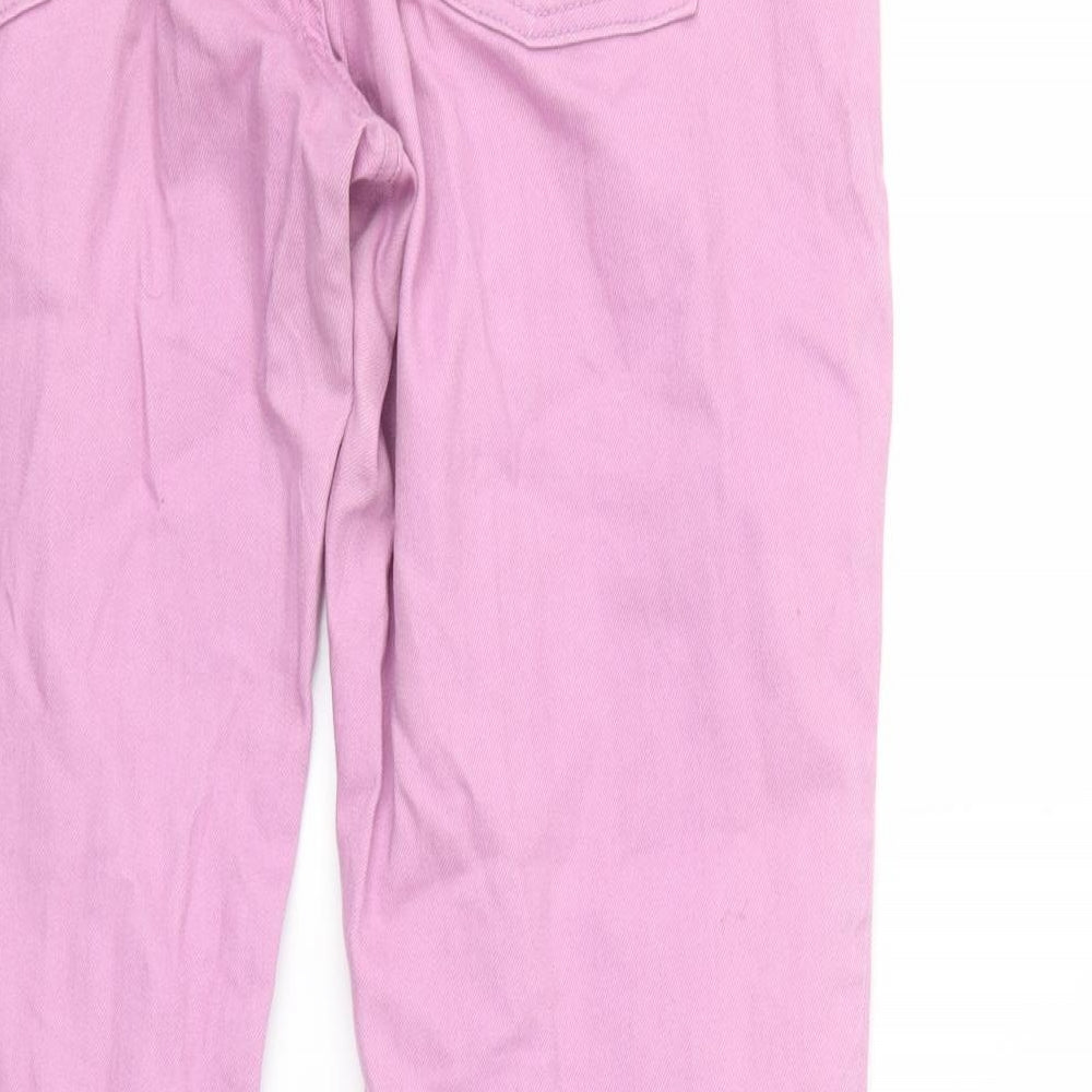 Womens UK Size  Gap Regular Fit Skinny Pink Jeans