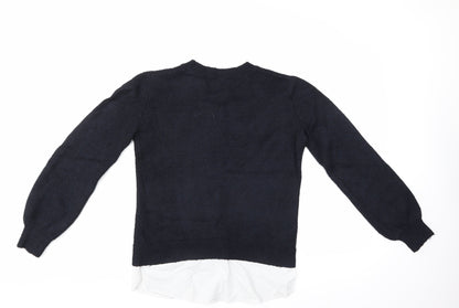 Dorothy Perkins Womens Black   Pullover Jumper Size 8