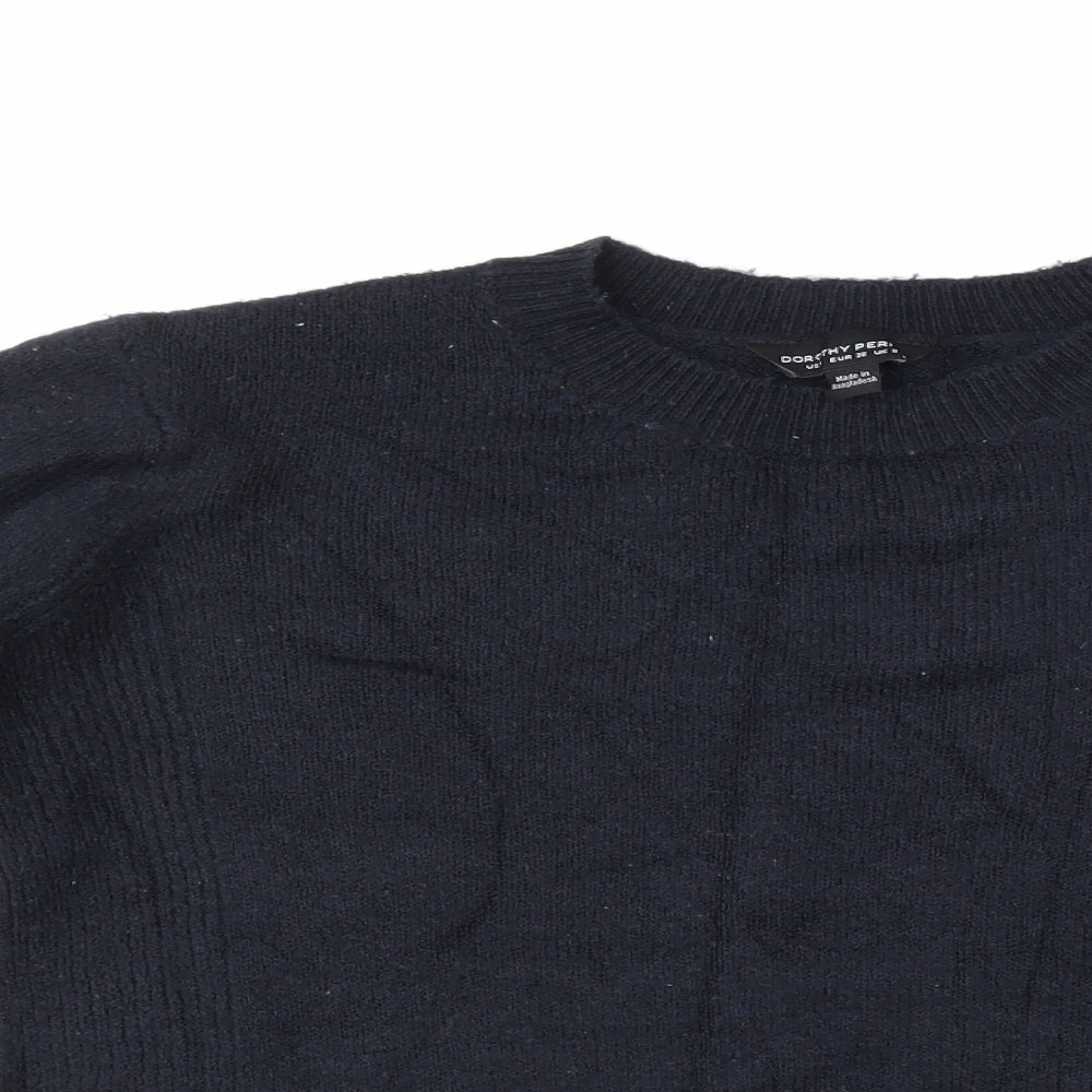 Dorothy Perkins Womens Black   Pullover Jumper Size 8